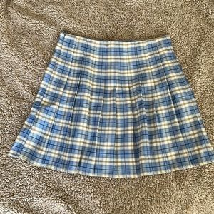 Plaid mini skirt